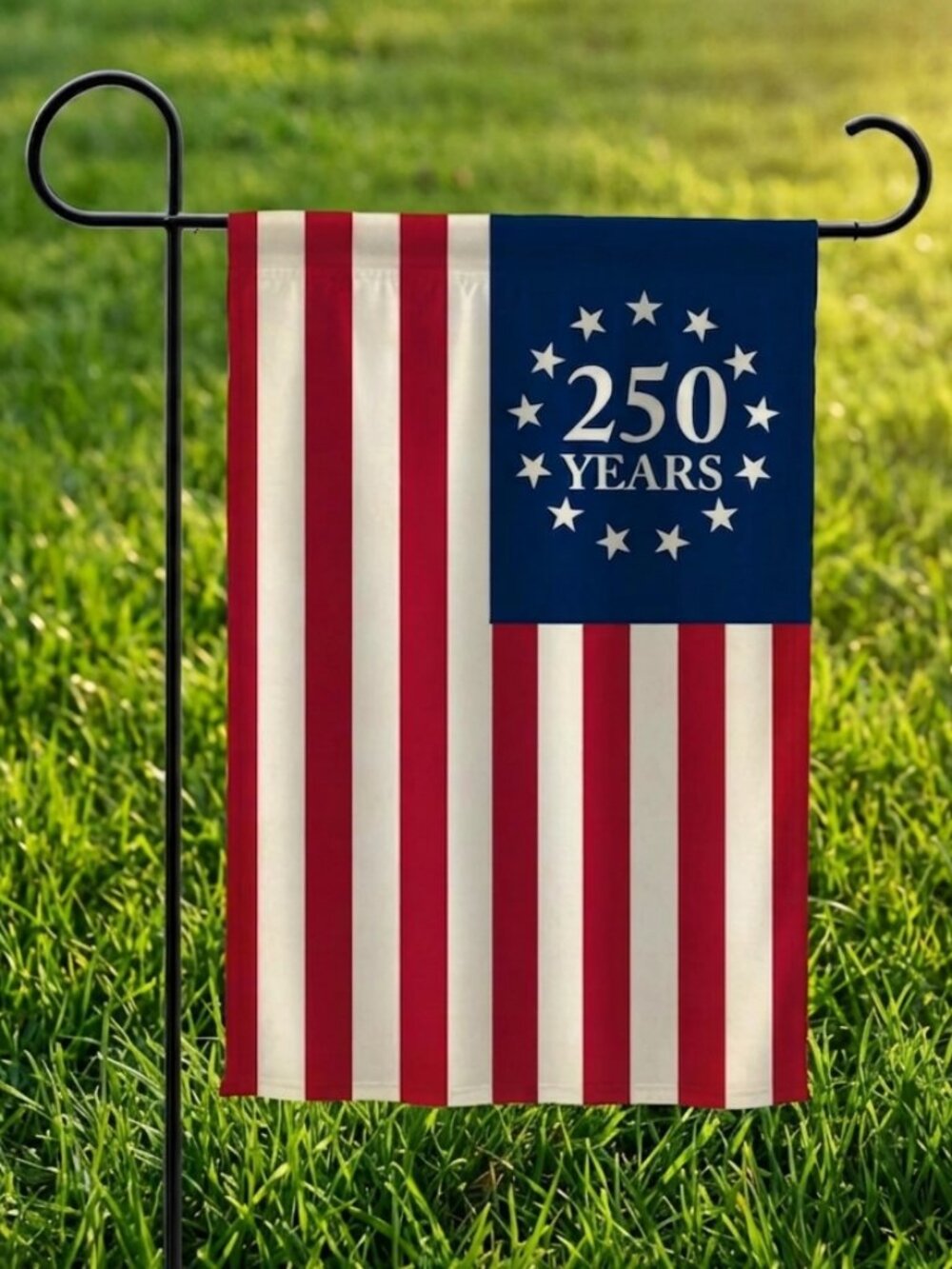 Patriotic 2026 For 250th Anniversary America Garden Flag